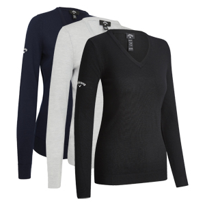 Callaway Ladies V-Neck Merino Sweater